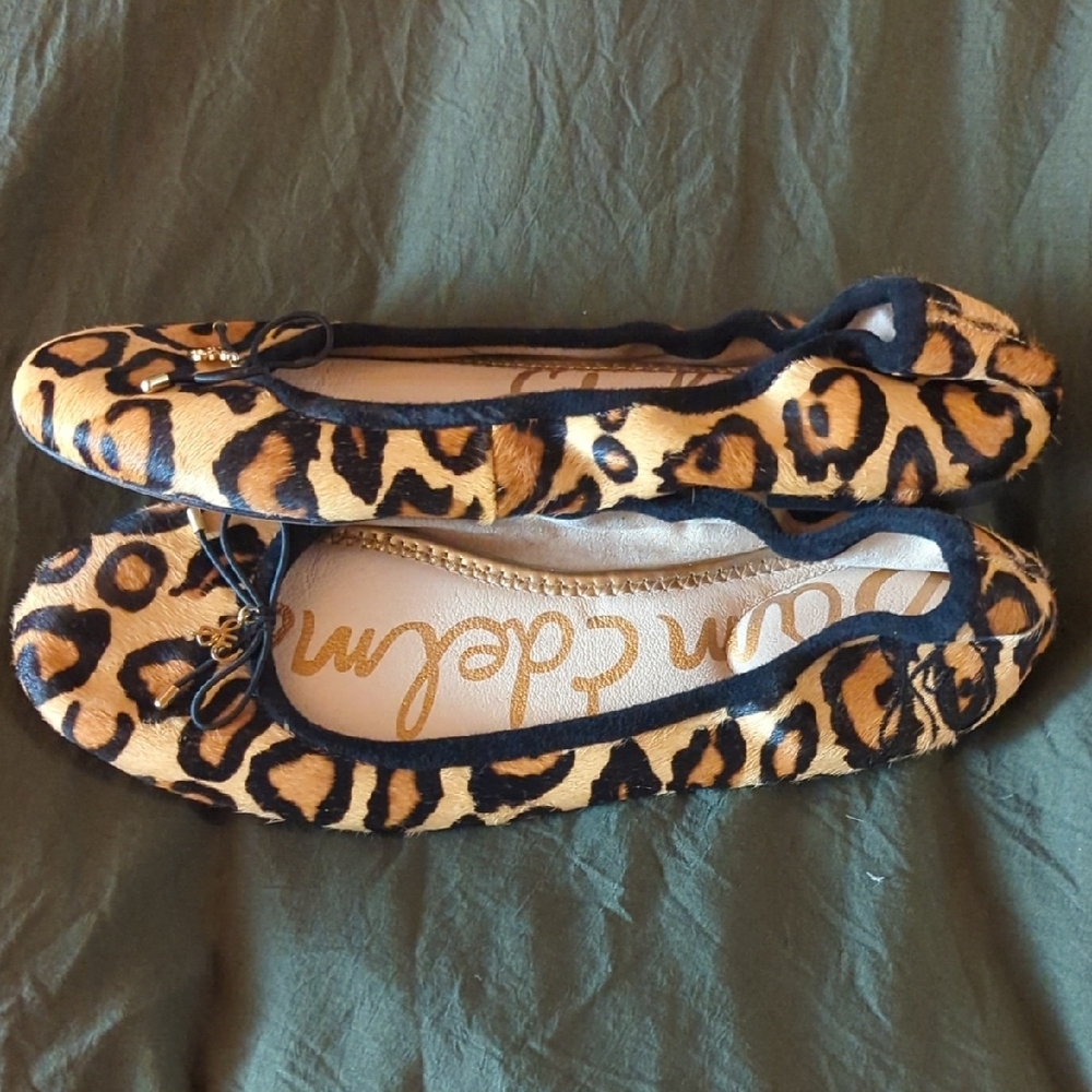 Sam Edelman Animal Print Ballet Flats - Picture 3 of 4